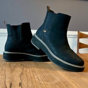 Teva Black Chelsea Boots